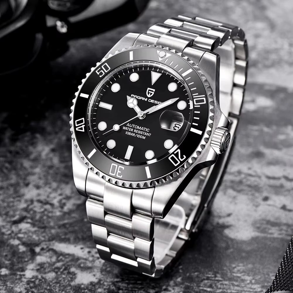 2025 New Men'S Watches Top Brand Luxury Business Wristwatch Men Mechanical Automatic Watch for Men Diver PD1639