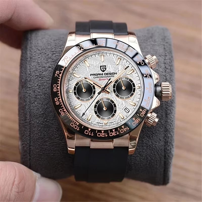 Men's Quartz Chronograph Stainless Steel Watch