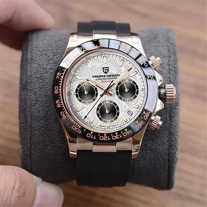 Men's Quartz Chronograph Stainless Steel Watch