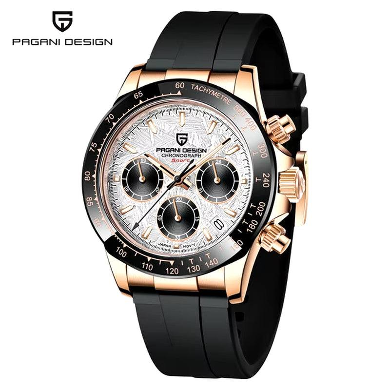 Men's Quartz Chronograph Stainless Steel Watch