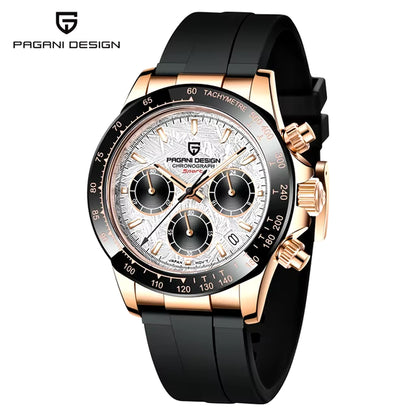 Men's Quartz Chronograph Stainless Steel Watch