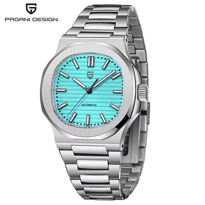 New! Men's Stylish Watch With Automatic Movement And Sapphire Glass