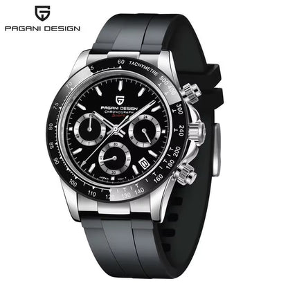 Men's Quartz Chronograph Stainless Steel Watch