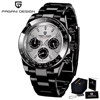 Men's Quartz Chronograph Stainless Steel Watch