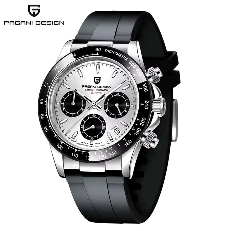 Men's Quartz Chronograph Stainless Steel Watch