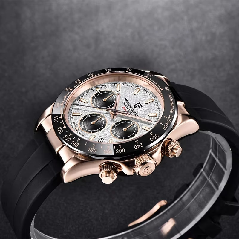 Men's Quartz Chronograph Stainless Steel Watch