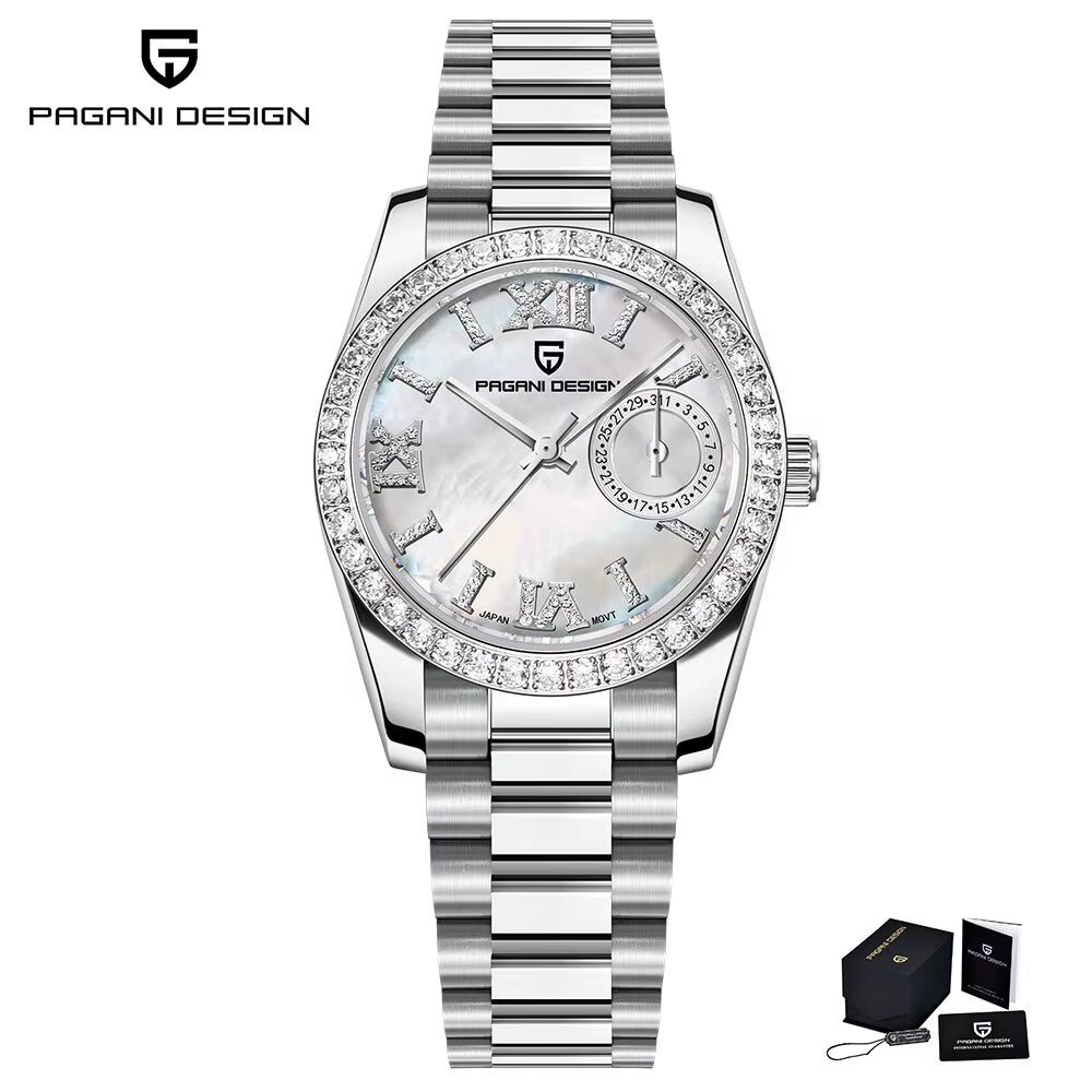 Pagani Design 2024 : New 32mm Women's Quartz Wristwatch - Elegant Luxury 