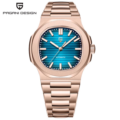 New! Men's Stylish Watch With Automatic Movement And Sapphire Glass