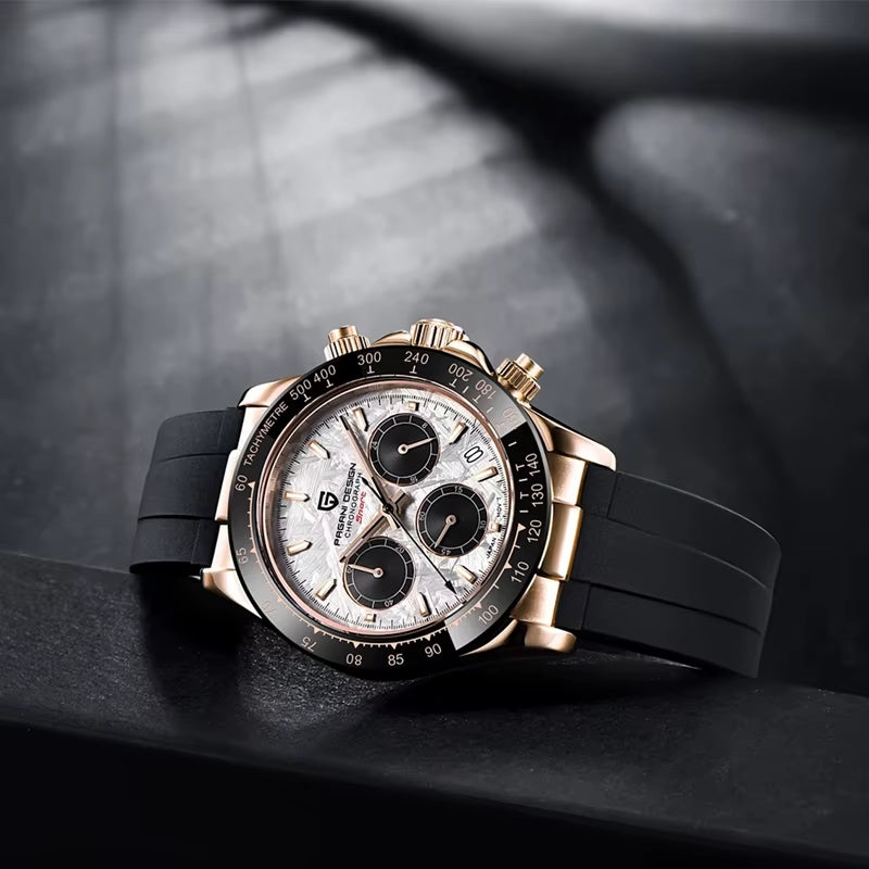 Men's Quartz Chronograph Stainless Steel Watch