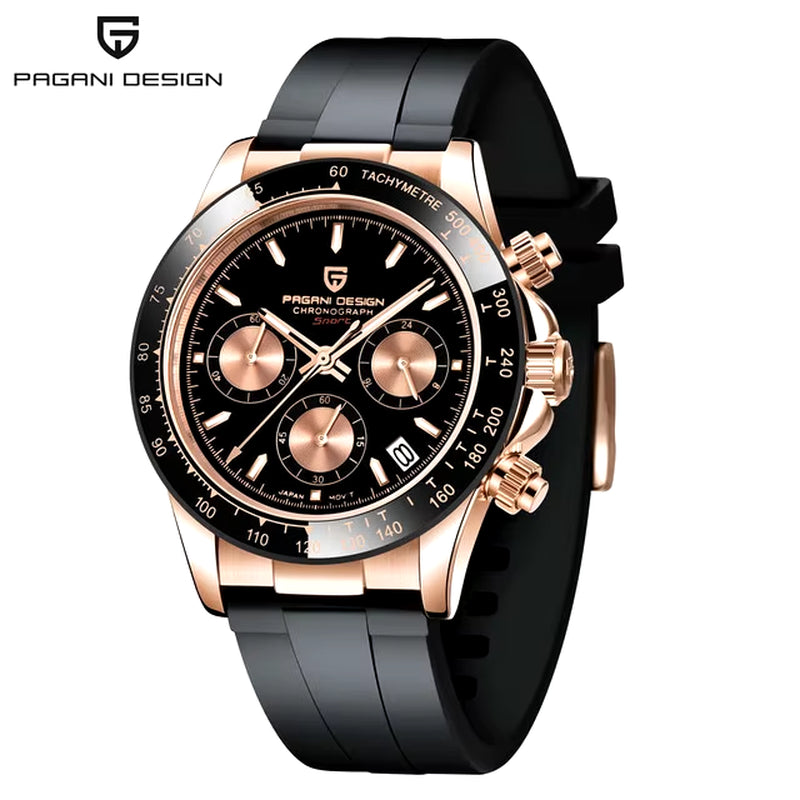 Men's Quartz Chronograph Stainless Steel Watch